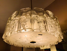 Load image into Gallery viewer, 1960s Small Doria Iced Glass Chandelier