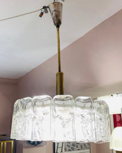 Load image into Gallery viewer, 1960s Small Doria Iced Glass Chandelier