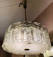 Load image into Gallery viewer, 1960s Small Doria Iced Glass Chandelier