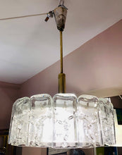 Load image into Gallery viewer, 1960s Small Doria Iced Glass Chandelier
