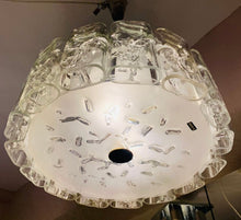 Load image into Gallery viewer, 1960s Small Doria Iced Glass Chandelier