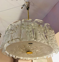 Load image into Gallery viewer, 1960s Small Doria Iced Glass Chandelier