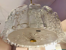 Load image into Gallery viewer, 1960s Small Doria Iced Glass Chandelier
