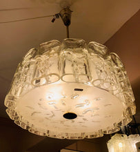 Load image into Gallery viewer, 1960s Small Doria Iced Glass Chandelier