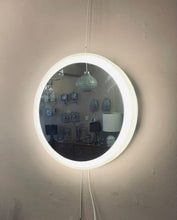 Load image into Gallery viewer, 1970s German Round Illuminated Wall Mirror
