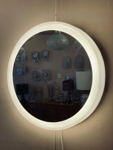 Load image into Gallery viewer, 1970s German Round Illuminated Wall Mirror