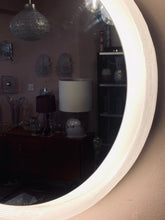 Load image into Gallery viewer, 1970s German Round Illuminated Wall Mirror