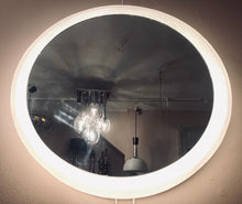 Load image into Gallery viewer, 1970s German Round Illuminated Wall Mirror
