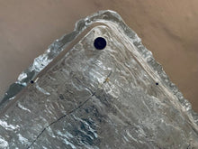 Load image into Gallery viewer, 1970s Kaiser Ice Glass Flush Mount Ceiling Light