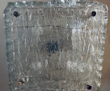 Load image into Gallery viewer, 1970s Kaiser Ice Glass Flush Mount Ceiling Light
