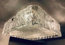 Load image into Gallery viewer, 1970s Kaiser Ice Glass Flush Mount Ceiling Light