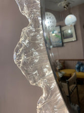 Load image into Gallery viewer, 1970s Illuminated Flower Lucite Wall Mirror