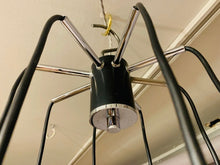 Load image into Gallery viewer, 1970s 8 Chrome Cascading Globe Hanging Light