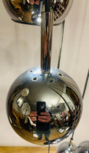 Load image into Gallery viewer, 1970s 8 Chrome Cascading Globe Hanging Light