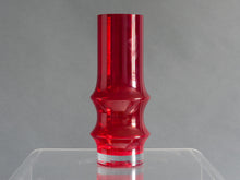 Load image into Gallery viewer, 1960s Finnish Riihimaki Red Vase by Tamara Aladin