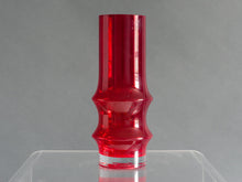 Load image into Gallery viewer, 1960s Finnish Riihimaki Red Vase by Tamara Aladin