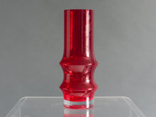 Load image into Gallery viewer, 1960s Finnish Riihimaki Red Vase by Tamara Aladin