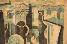 Load image into Gallery viewer, Autumn Swell - Linocut and Drypoint by artist Trevor Price