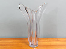 Load image into Gallery viewer, 1950s Czech Art Glass Crystal Vase