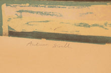 Load image into Gallery viewer, Autumn Swell - Linocut and Drypoint by artist Trevor Price