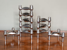 Load image into Gallery viewer, 1960s Nagel BMF Chrome Modular Candle Holder