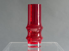 Load image into Gallery viewer, 1960s Finnish Riihimaki Red Vase by Tamara Aladin
