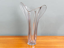 Load image into Gallery viewer, 1950s Czech Art Glass Crystal Vase