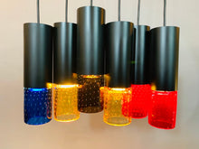 Load image into Gallery viewer, 6 x 1960s 'Chelsea' Whitefriars Glass Pendant Light