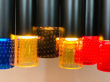 Load image into Gallery viewer, 6 x 1960s 'Chelsea' Whitefriars Glass Pendant Light