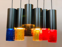 Load image into Gallery viewer, 6 x 1960s 'Chelsea' Whitefriars Glass Pendant Light