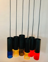 Load image into Gallery viewer, 6 x 1960s 'Chelsea' Whitefriars Glass Pendant Light
