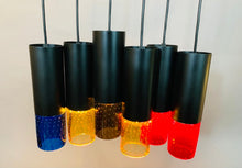 Load image into Gallery viewer, 6 x 1960s 'Chelsea' Whitefriars Glass Pendant Light