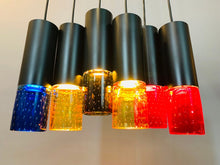 Load image into Gallery viewer, 6 x 1960s 'Chelsea' Whitefriars Glass Pendant Light