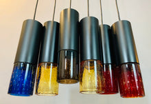 Load image into Gallery viewer, 6 x 1960s 'Chelsea' Whitefriars Glass Pendant Light