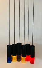 Load image into Gallery viewer, 6 x 1960s 'Chelsea' Whitefriars Glass Pendant Light