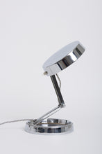Load image into Gallery viewer, Mid-Century Nickel Articulated Table Lamp