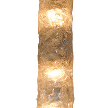 Load image into Gallery viewer, 1960s Long Icicle Textured Glass Wall Lights On a Chrome Frame by Hillbrand, Germany