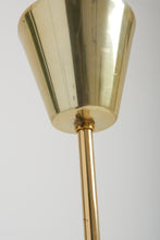 Load image into Gallery viewer, Pair of Brass and Glass Ceiling Lights by Erik Wärnå