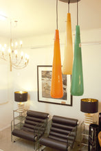 Load image into Gallery viewer, Hyaline Chairs by Fabio Lenci made of toughened glass frame with adjustable roller cushions in black leather.Architectural piece perfect for any workspace or home.