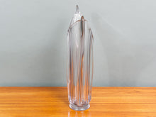 Load image into Gallery viewer, 1950s Czech Art Glass Crystal Vase