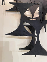 Load image into Gallery viewer, Pair of Brutalist Iron and Glass Wall Lights