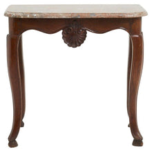 Load image into Gallery viewer, Louis XV Oak and Marble Console Table