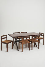 Load image into Gallery viewer, Midcentury Wenge Dining Table and Chairs