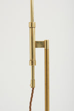 Load image into Gallery viewer, Midcentury Brass Reading Floor Lamp