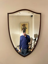 Load image into Gallery viewer, 1920s Oak Shield Mirror