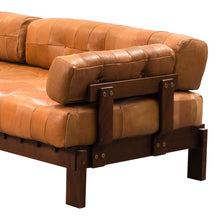 Load image into Gallery viewer, 1970s Swedish Deep Seated Leather Sofa/Daybed In the Style Of De Sede