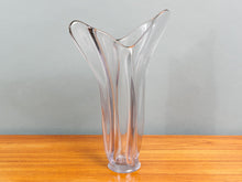 Load image into Gallery viewer, 1950s Czech Art Glass Crystal Vase