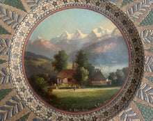Load image into Gallery viewer, Circa 1890 Thoune Swiss Plate by Louis Ritschard