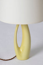 Load image into Gallery viewer, Midcentury Yellow Ceramic Table Lamp by Rörstrand