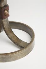 Load image into Gallery viewer, Mid-Century Iron and Leather Table Lamp by Jean-Pierre Ryckaert